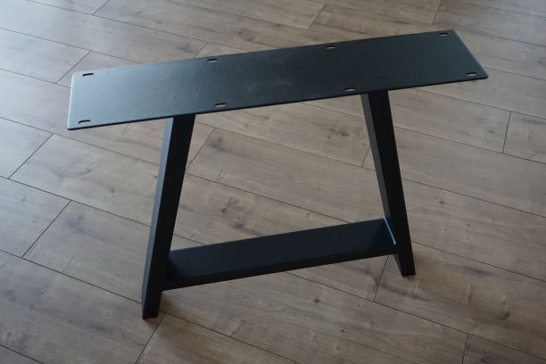  Set Tafelpoten zwart Staal model A