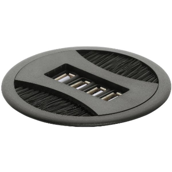 Kabeldoorvoer met USB aansluiting