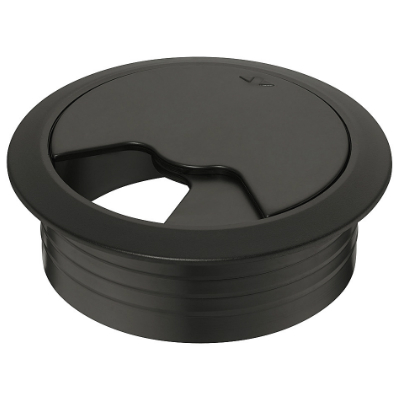 Kabeldoorvoer zwart 60 mm